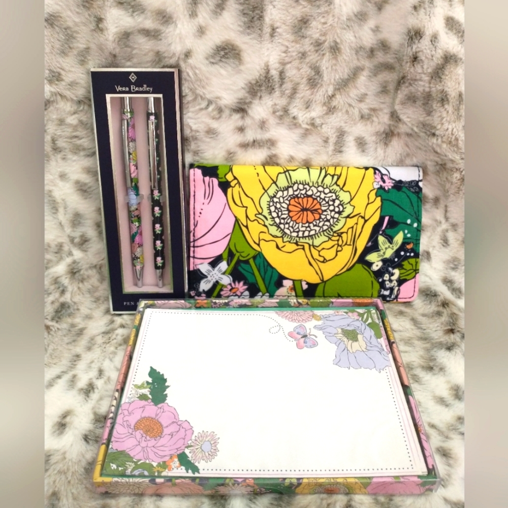 Vera Bradley Stationery Set